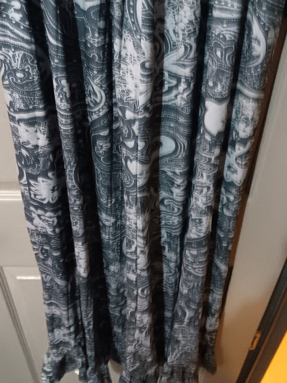 Blue Paisley V-Neck Maxi Dress - Picture 10 of 12